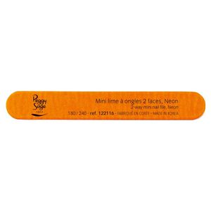 Mini lime &agrave; ongles n&eacute;on ongles naturels 180/240 orange