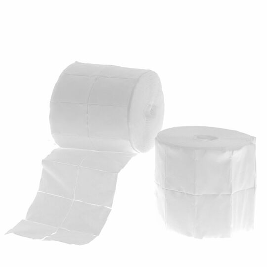 Rouleaux de carr&eacute;s de cellulose