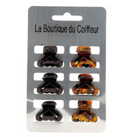 Petites pinces croco cœur