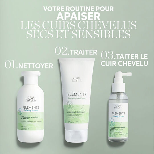 Shampooing apaisant pour cuir chevelu sec ou d&eacute;licat Calming Elements 250ml