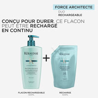 Bain Force Architecte R&eacute;sistance 500 ml rechargeable