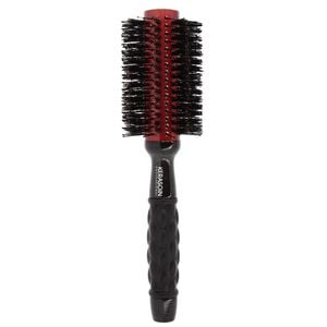 Brosse ronde &agrave; brushing sanglier et picots 28mm