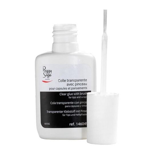 Colle transparente pour capsules et pansements avec pinceau 14,17g
