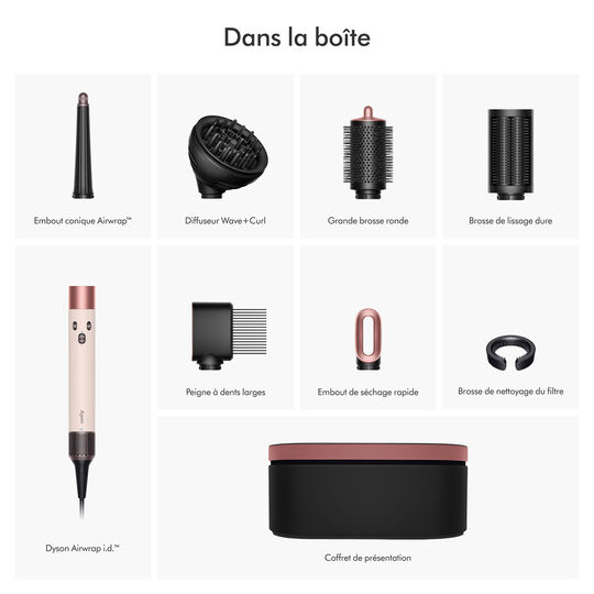 Airwrap i.d. cheveux bouclés frisés