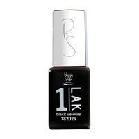1-LAK vernis semi-permanent 3 en 1 black velours
