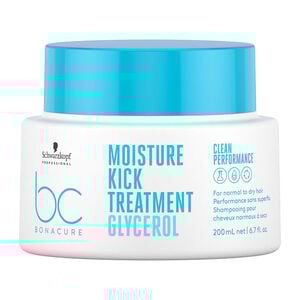 Masque hydratant cheveux normaux &agrave; secs ou boucl&eacute;s BC Moisture Kick 200ml