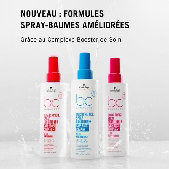Spray-baume hydratant cheveux normaux à secs BC Moisture Kick 400 ml