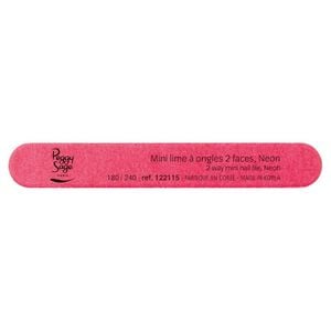 Mini lime &agrave; ongles n&eacute;on ongles naturels 180/240 pink