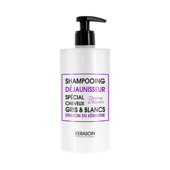 Shampooing déjaunisseur pour cheveux gris et blancs 500ml
