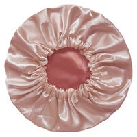 Charlotte en satin rose blush et rose gold,  Charlotte en satin rose blush et rose gold