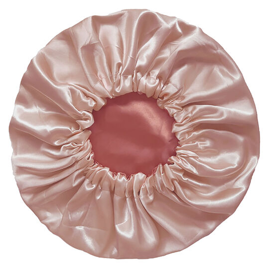 Charlotte en satin rose blush et rose gold,  Charlotte en satin rose blush et rose gold