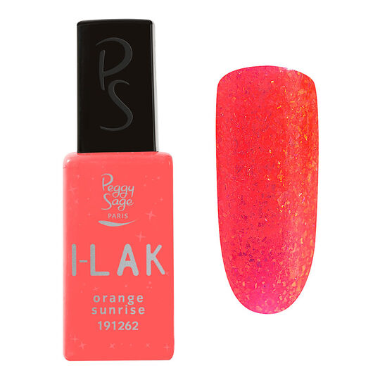 Vernis semi-permanent I-LAK orange sunrise