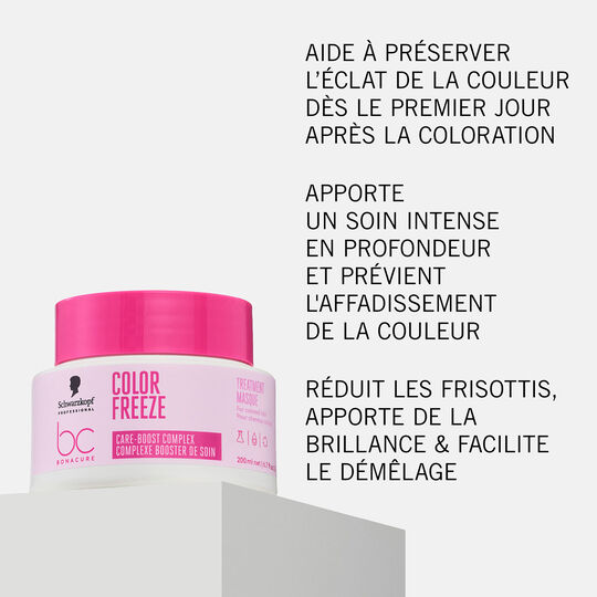 Masque pour cheveux color&eacute;s BC Color Freeze