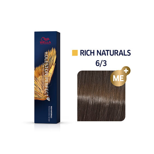 Coloration permanente Koleston Perfect Me+ 6/3 blond foncé doré
