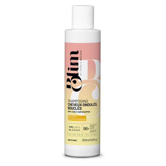 Shampooing cheveux ondul&eacute;s, boucl&eacute;s Blim 200 ml