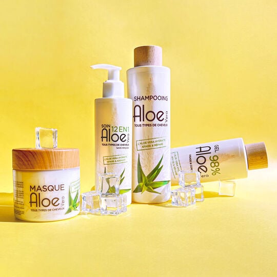 Soin Aloe Vera 12 en 1 sans rinçage,  Soin Aloe Vera 12 en 1 sans rinçage