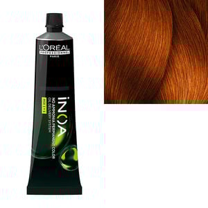 Coloration sans ammoniaque Inoa 6.45 blond foncé cuivré acajou,  Coloration sans ammoniaque Inoa 6.45 blond foncé cuivré acajou