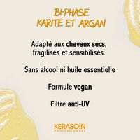 D&eacute;m&ecirc;lant bi-phase &agrave; l'argan et au karit&eacute; 30ml