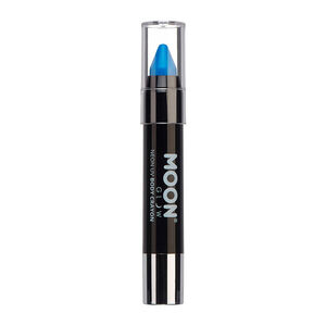 Crayon n&eacute;on corps et visage Moon Glow bleu