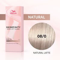 Coloration gloss Shinefinity 08/0 natural latte