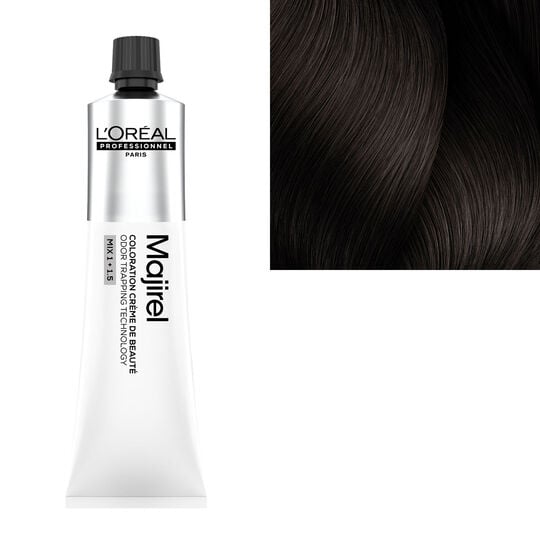 Coloration crème de beauté Majirel 5.12 châtain clair cendré irisé