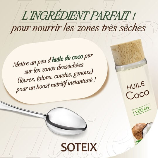 Huile de coco non parfum&eacute;e