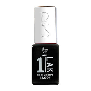1-LAK vernis semi-permanent 3 en 1 black velours