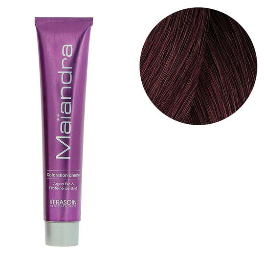 Coloration permanente Maïandra 5.56 châtain clair acajou rouge