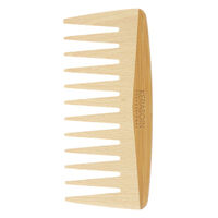 Peigne &agrave; dents larges en bois de h&ecirc;tre 15 cm