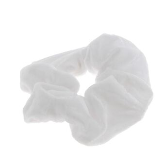 Chouchou velours Blanc