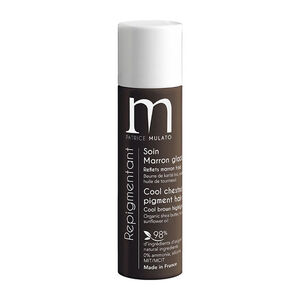 Soin repigmentant format voyage marron glac&eacute;