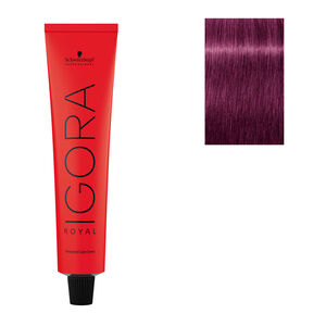 Coloration permanente Igora Royal 0-89 booster rouge violet