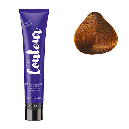 Coloration permanente The Couleur 7.43 Blond Cuivr&eacute; Dor&eacute;