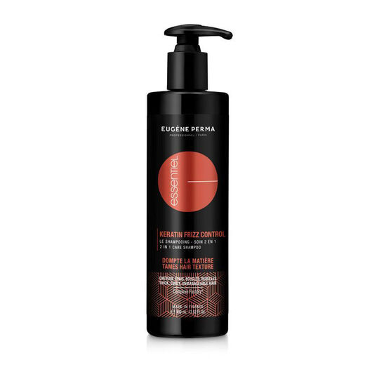 Shampooing 2 en 1 Essentiel Keratin Frizz Control 400ml