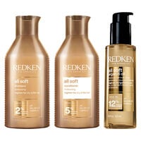 Le rituel hydratant cheveux secs et r&ecirc;ches All Soft