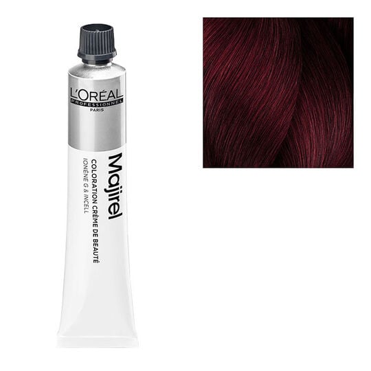 Coloration permanente Majirel Majirouge carmilane 4.62 ch&acirc;tain rouge iris&eacute;