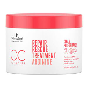 Masque r&eacute;parateur pour cheveux ab&icirc;m&eacute;s BC Repair Rescue 500ml