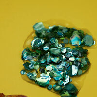 Gel holographique &agrave; grosses paillettes Moon Glitter vert