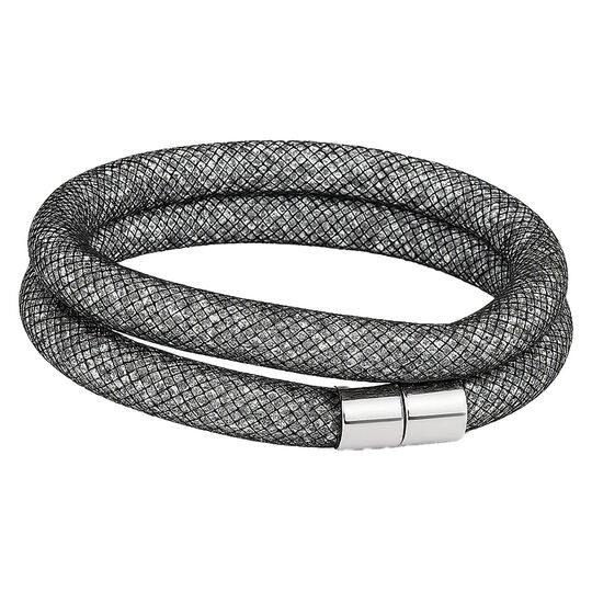 Bracelet strass filet double noir