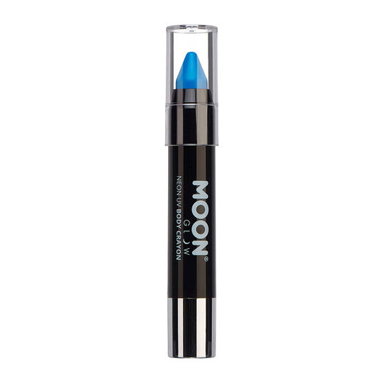 Crayon néon corps et visage Moon Glow bleu,  Crayon néon corps et visage Moon Glow bleu