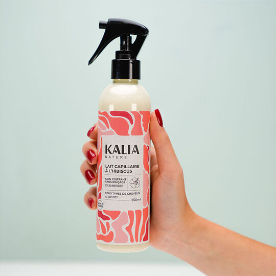 Lait capillaire à l'hibiscus