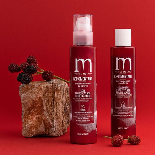 Shampooing repigmentant rouge de Venise