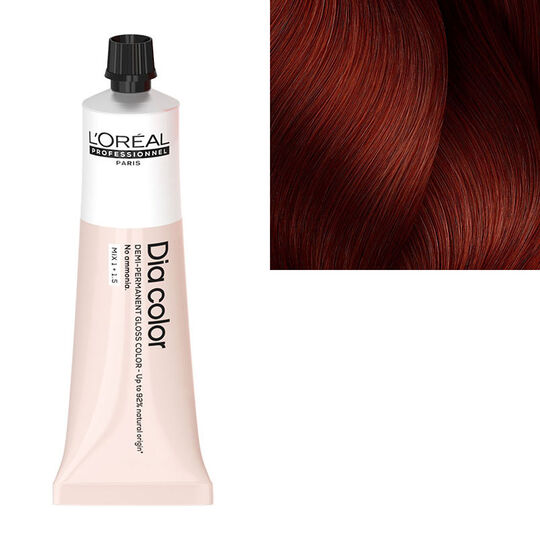 Coloration ton sur ton Dia Color 6.60 blond foncé rouge intense