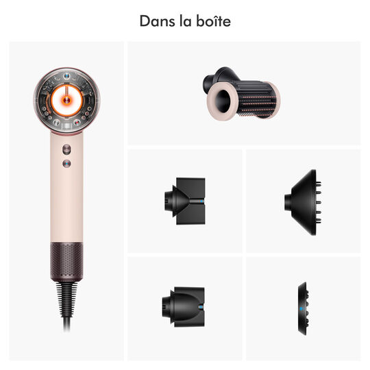 S&egrave;che-cheveux Supersonic Nural cheveux raides &agrave; ondul&eacute;s