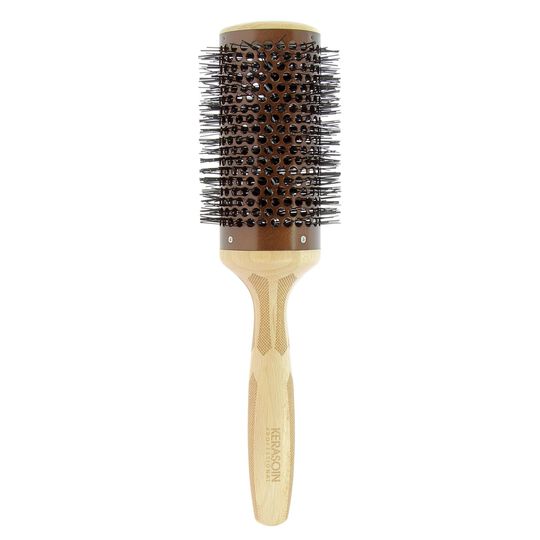 Brosse &agrave; brushing c&eacute;ramique et bois 52 mm