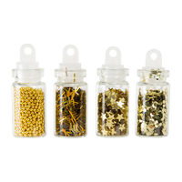 Paillettes pour ongles doré