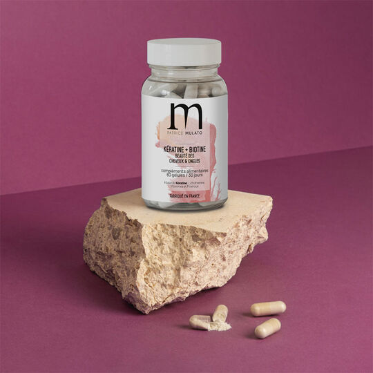 Complément alimentaire kératine et biotine