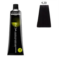 Inoa Coloration sans ammoniaque 4.20 ch&acirc;tain violine intense