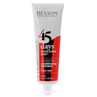2 en 1 Shampooing et soin cheveux colorés 45 Days rouge dangerous reds,  2 en 1 Shampooing et soin cheveux colorés 45 Days rouge dangerous reds