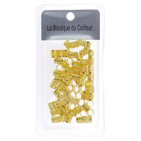 Anneaux bijoux cheveux doré petit modèle